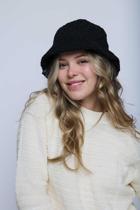 Let it Snow-Sherpa Bucket Hat